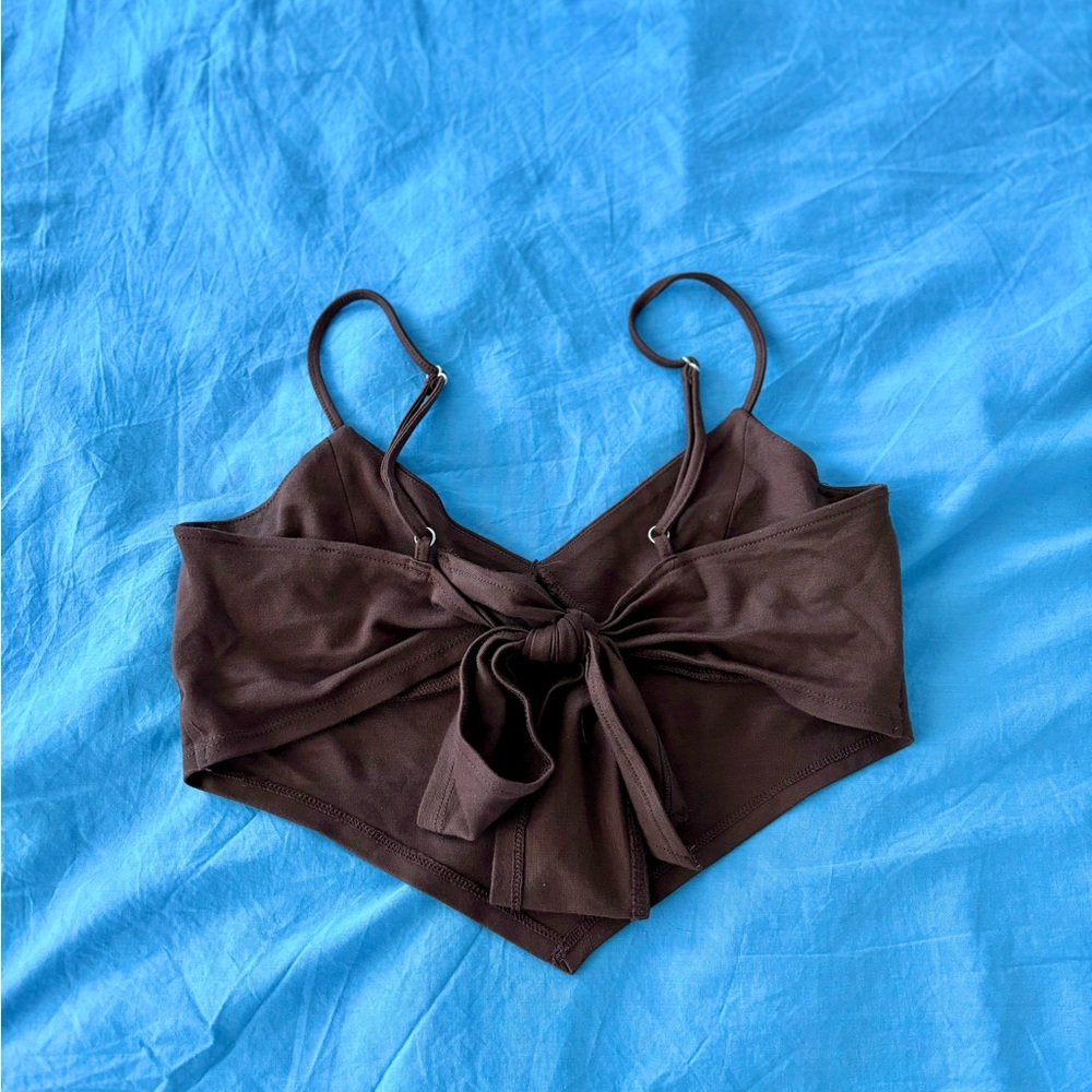 f21 bandana tie crop top